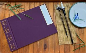 Handmade Japanese style sketchbook - plain pages