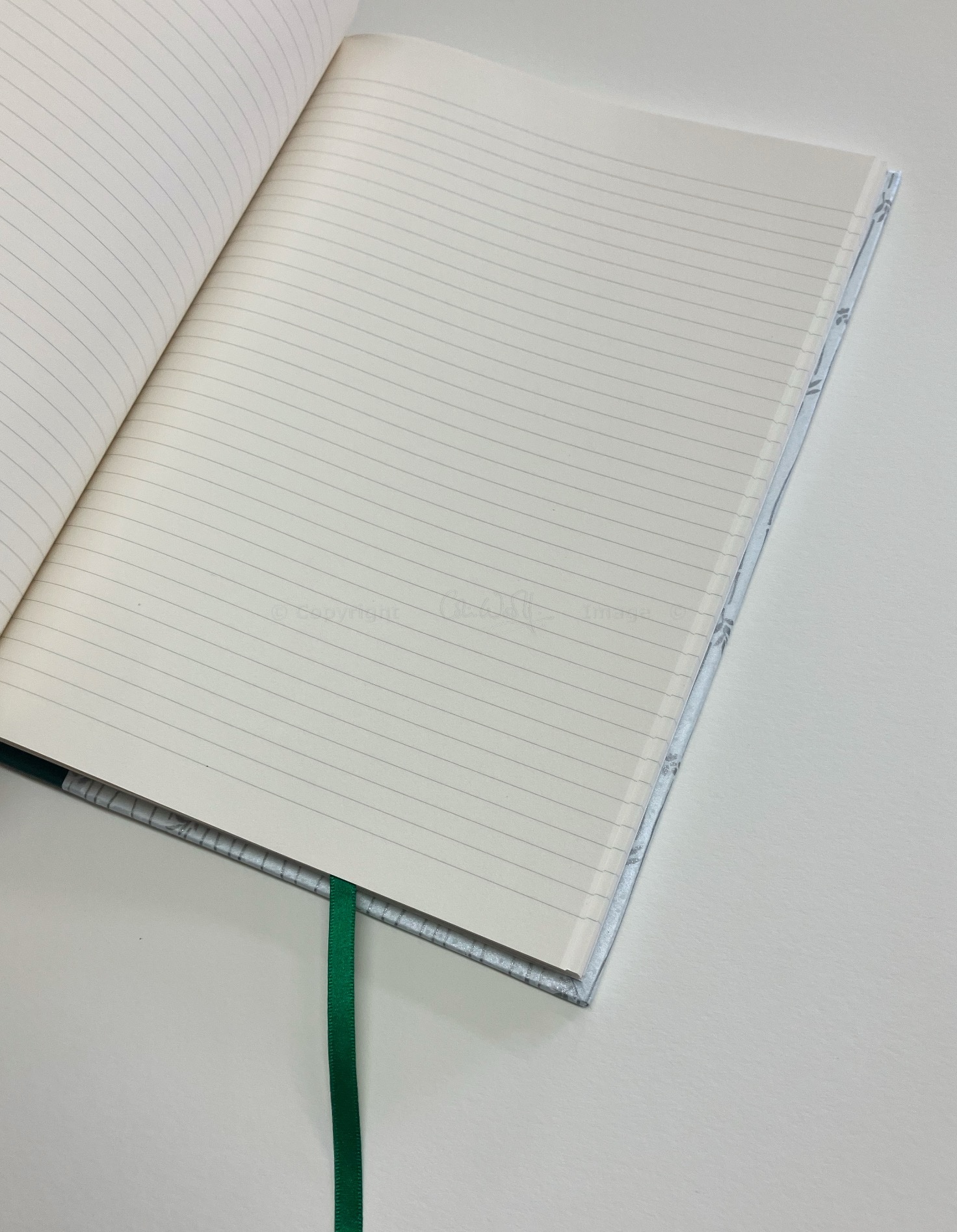 'Silver Bamboo' Journal / Notebook - lined pages - Image 3