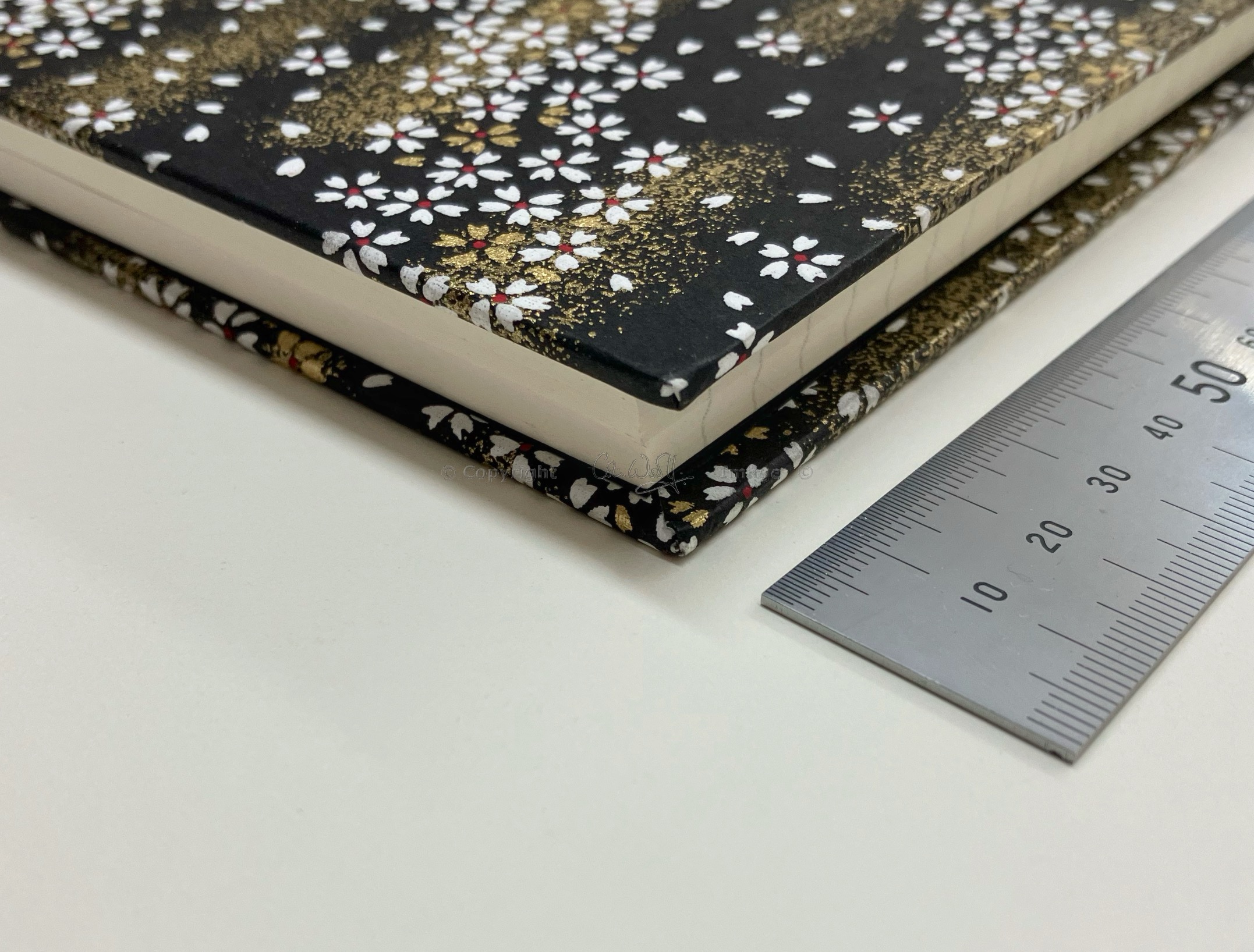 'Black & Gold' Journal / Notebook - lined pages - Image 2