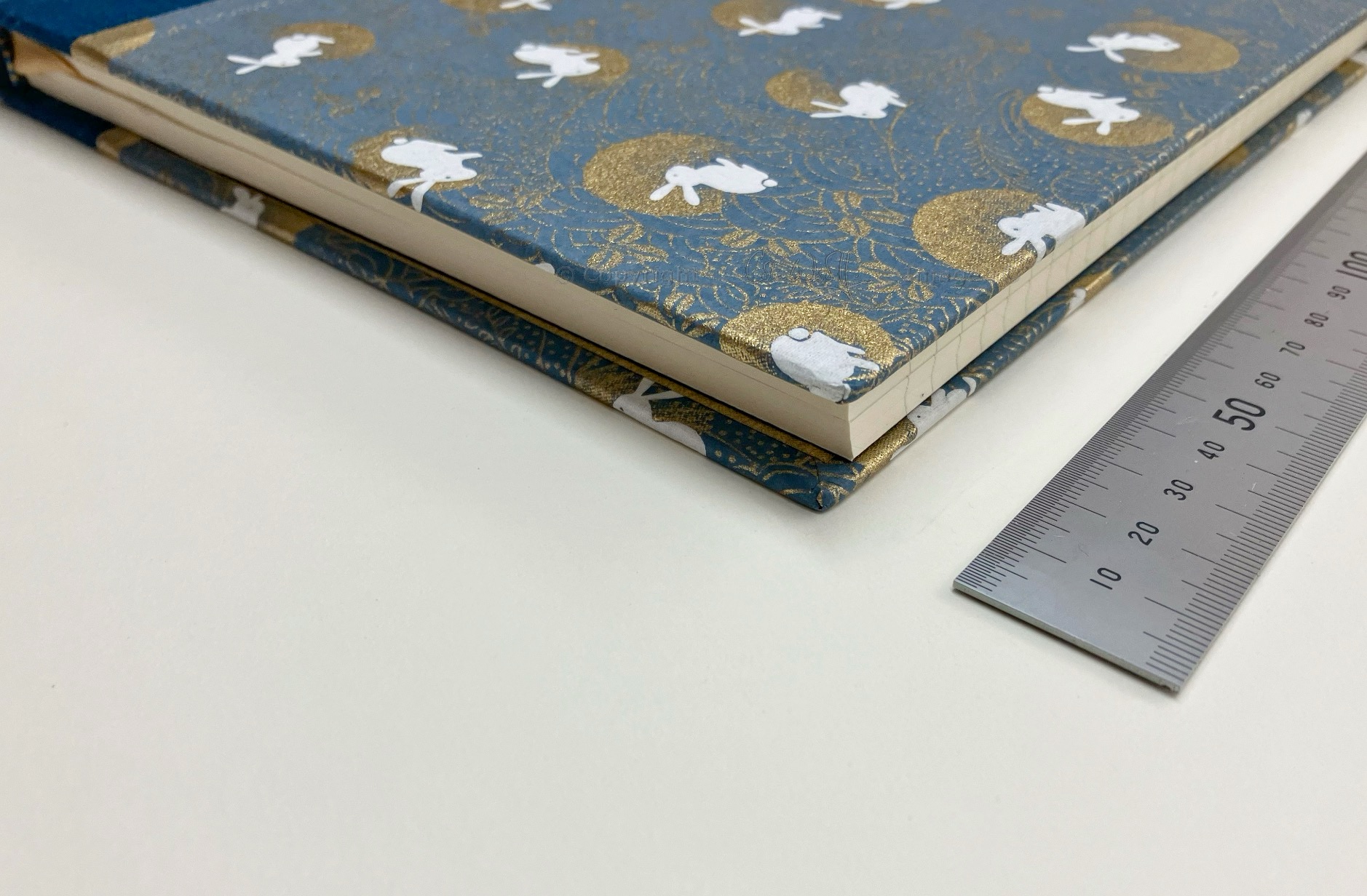 'Blue Rabbit Moon' Journal / Notebook - lined pages - Image 2
