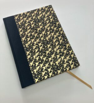 'Black & Gold cranes' Journal / Notebook - lined pages