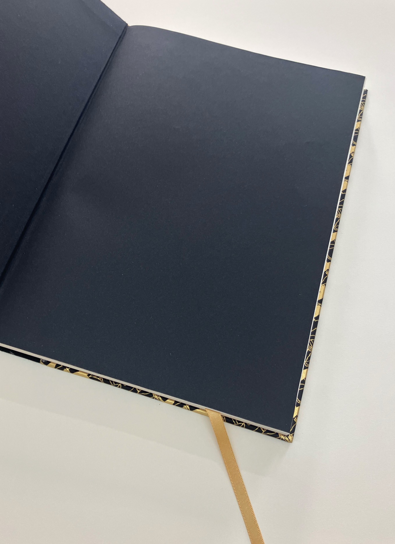 'Black & Gold cranes' Journal / Notebook - lined pages - Image 4