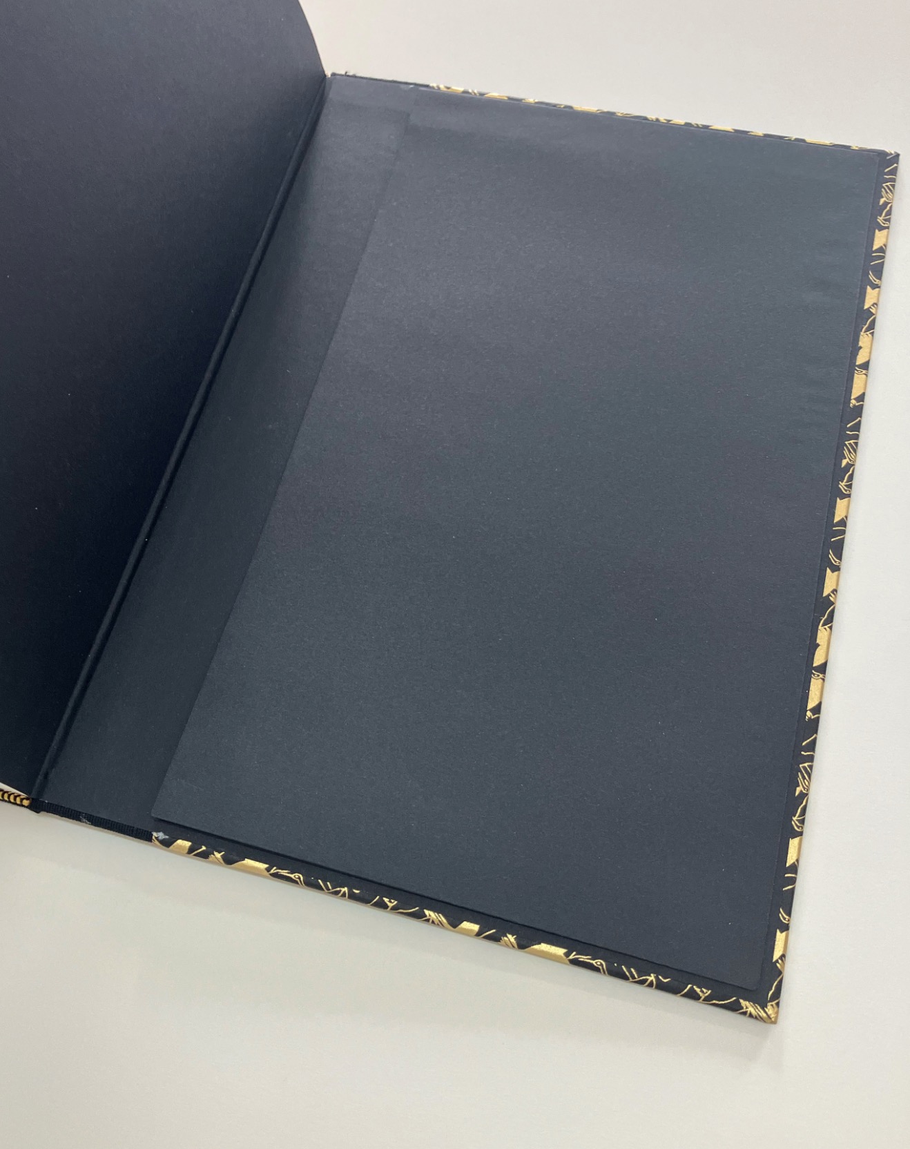 'Black & Gold cranes' Journal / Notebook - lined pages - Image 7